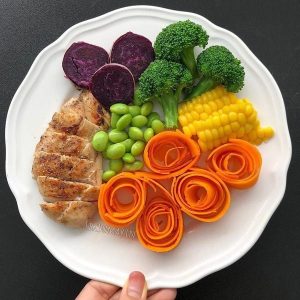 Ức gà áp chảo
