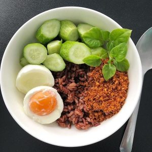Cơm gạo lứt healthy